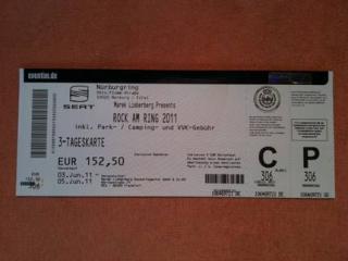 ROCK AM RING 2021 JETZT TICKET SICHER nur 100,00 €
