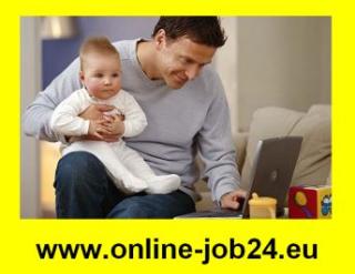 Nebenjob online, Nebenjob von zu Hause, Heimarbeit am PC.