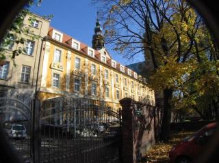 Das Diözesan-Exerzitienhaus in Nysa, Polen