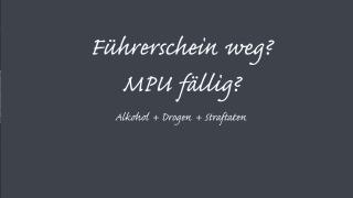 Führerschein weg? MPU fällig?