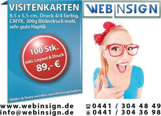 Visitenkarten Seriös, prägnant und ansprechend gestaltet ab 89 EUR inkl. Design,