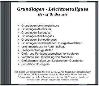 Der Quereinsteiger - CD - Grundlagen Leichtmetallguss