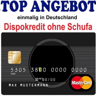 Konto Girokonto ohne Schufa incl. Mastercard + Dispo für ALLE