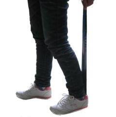 Edelstahl Schuhanzieher Schuhlöffel 80cm