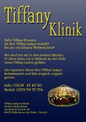 Tiffany Lampen Reparatur Fusing Bleiverglasung Oberhausen