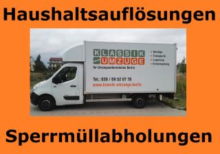 Enrümpelung - Sperrmüllentsorgung - Haushaltsauflösung - Wohnungsauflösung