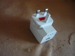 Power port Adapter Winkelstecker für UK
