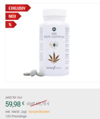 Weltweit einzigartige Neuheit CBD Stem-Complex