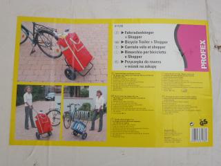 (4) Fahrradanhänger u Shopper bis 16 kg