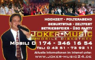 TOP DJ Joker für Ihre Festivitäten