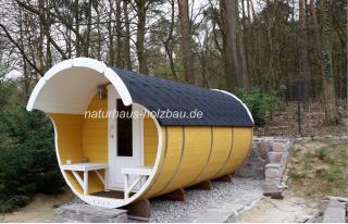 Fasssauna, Saunafass, Saunapod, Saunakota, Gartensauna, Außensauna, Sauna