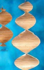 Holzspiralen Windspiel NATUR 26