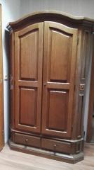 Kleiderschrank 2 Türig aus Holz