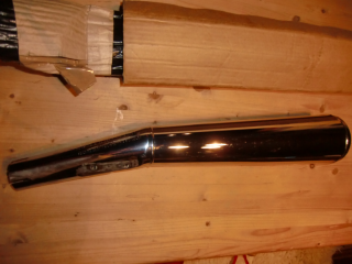 Schalldämpfer rechts, passend für BMW Monolever-Modelle R65, R80 ab 85, R100 ab 