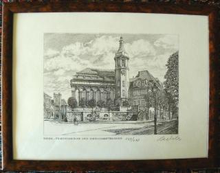 Friedenskirche Jhdt.-Brunnen Grafik (B087)