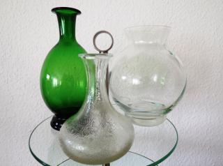 Glasvasen, Dekovasen, klein, gebraucht, neuwertig