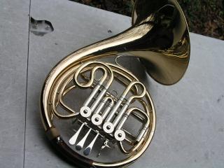 Waldhorn Doppelhorn Ed. Kruspe Erfurt mit 4 Ventilen