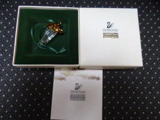 Swarovski  christmas Anhänger Geige( für Musiker)  , Lokomotive ( für Eisenbahnf