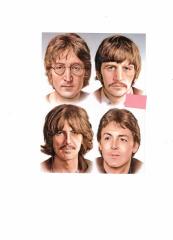 Hochglanzbild auf Fotopapier - BEATLES