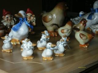 4000 Stck. Tonfiguren = Zwerge, Enten, Hühner, usw.