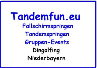 Die Geschenkidee! Fallschirmspringen nähe München, Regensburg, Nürnberg