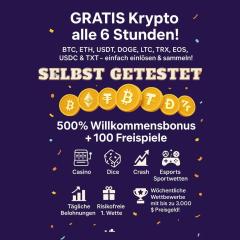 Krypto regelmäßig erhalten und verschiedene Spiele nutzen