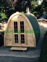 Saunapod, Sauna Pod, Gartensauna, Aussensauna, Sauna, Tonnensauna, Fasssauna, Sa