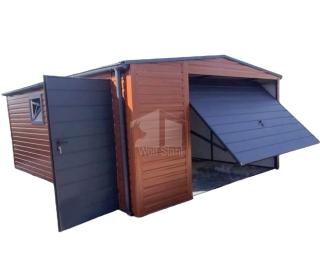  Blechgarage 4x6m Carport und Garage Garage nach Maß GP213 