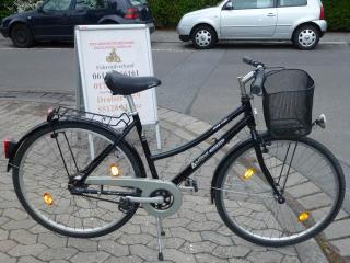 (130) 7 Gang Rücktrittsbremse 28 Zoll Aactui ALU - RAHMEN Korb am LENKER