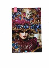Extravagante Frau n Hochglanz auf Fotopapier
