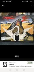 Nachgemälde Salvador Dali Surrealismus Öl und Lack auf Leinwand 