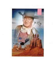 Hochglanzbild auf Fotopapier - JOHN WAYNE